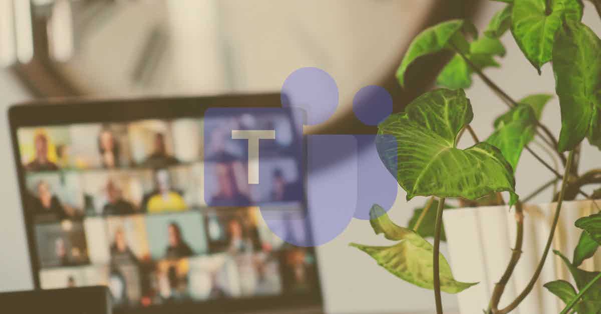 Conference Call with MS Teams logo