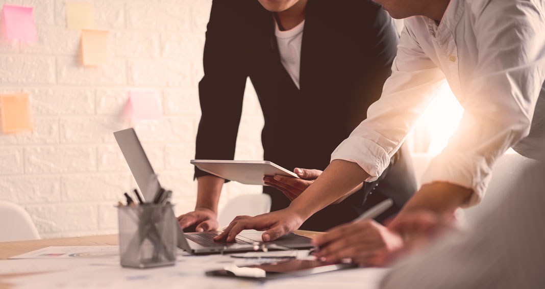 Business Men Digital Strategy