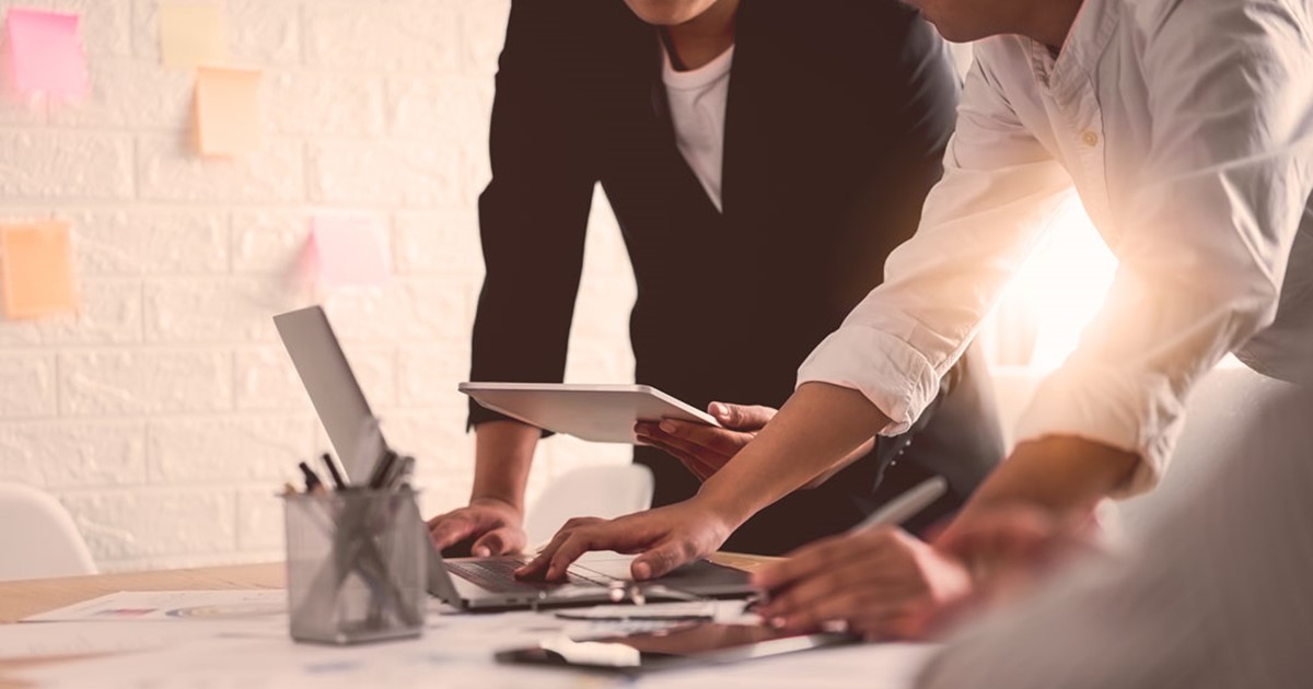 Business Men Digital Strategy
