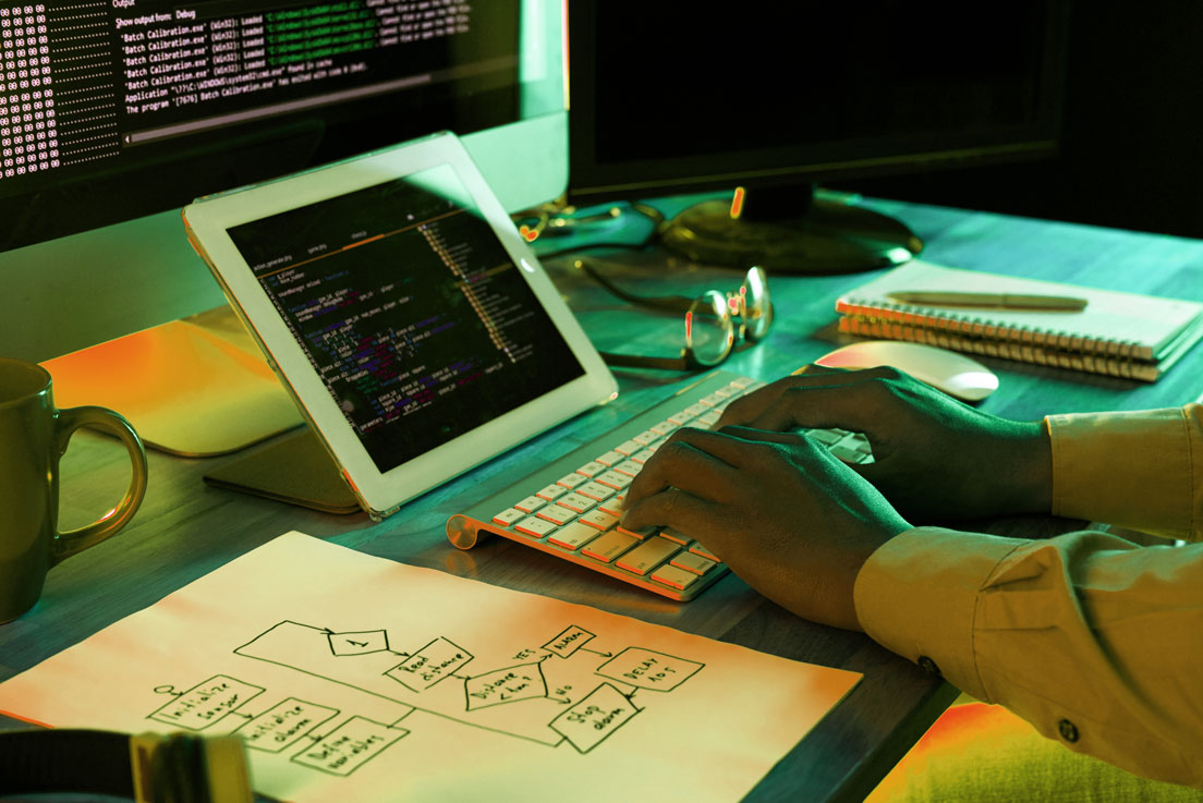 Software Developer Coding