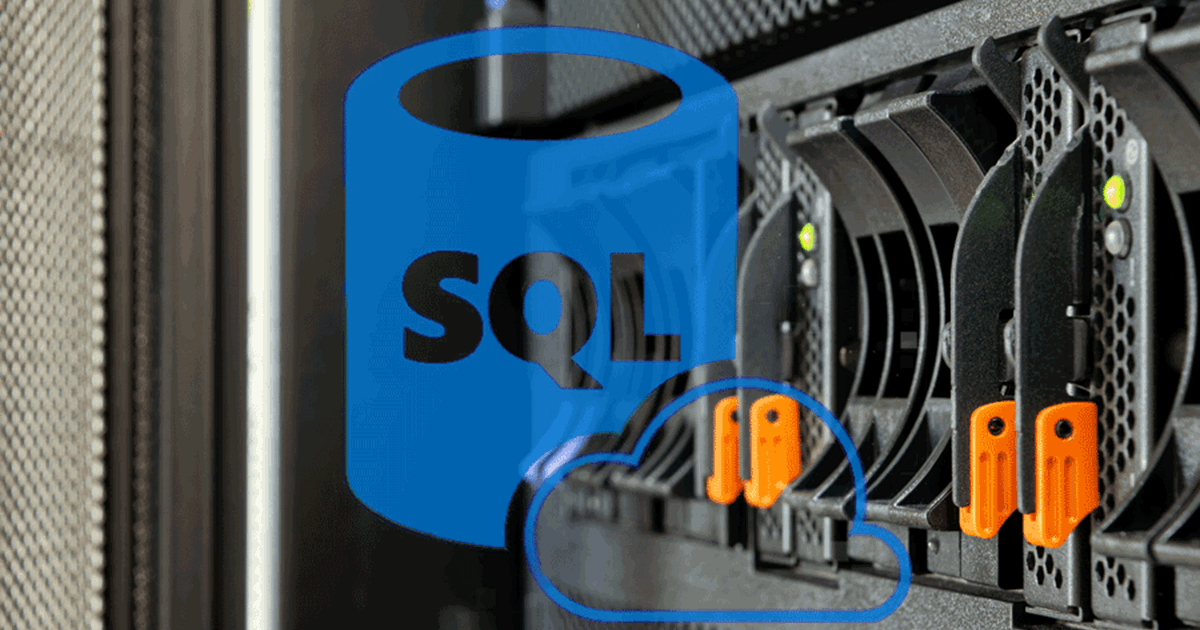 Azure SQL Logo over server switches