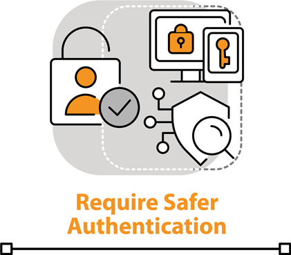 require safer authentication illustration